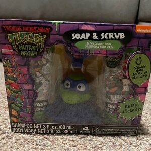 Nickelodeon Teenage Mutant Ninja Turtles Bath Set - Green and Blue
